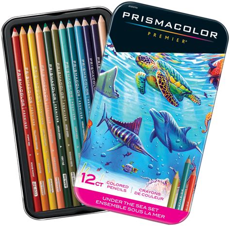 Prismacolor Premier Colored Pencils Soft Core Under The Sea Set 12