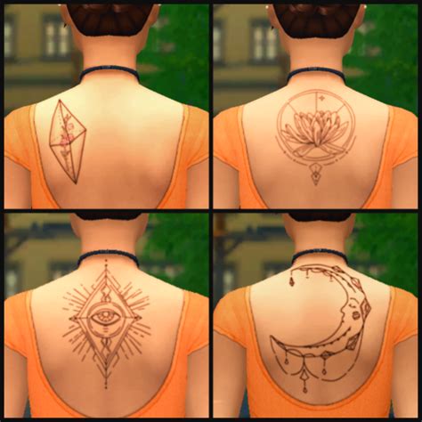 Pin By Ali Rose On Sims 4 Mm Cc Finds Sims 4 Tattoos Sims 4 Sims