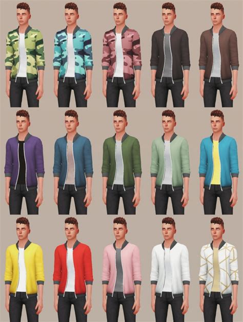 Broderick Jacket At Wyatts Sims Sims 4 Updates