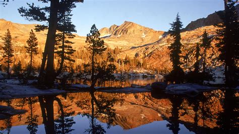 Mountains Landscapes California Dusk National Park Yosemite