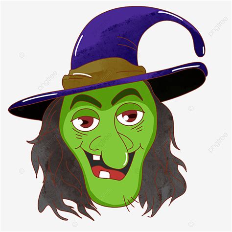 Witch Hats Clipart Transparent Png Hd Witch With Purple Hat Cartoon