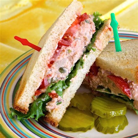 Spicy Salmon Salad Sandwiches Recipe Allrecipes