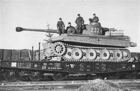 Tiger Tank 233 Of Schwere Panzer Abteilung 503 Rail Transport World
