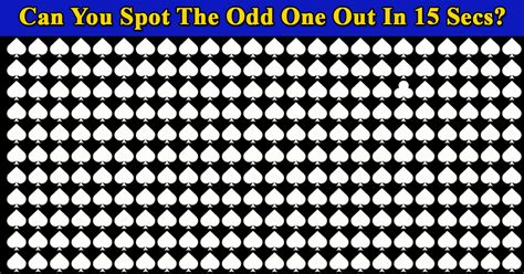 This Odd One Out Visual Puzzle Will Determine Your Visual Perception In 60 Seconds