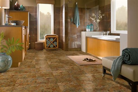 If we say bathroom is the place for getting relaxation then it will not be a wrong statement. Vinyl Tile Flooring | Armstrong Flooring Residential