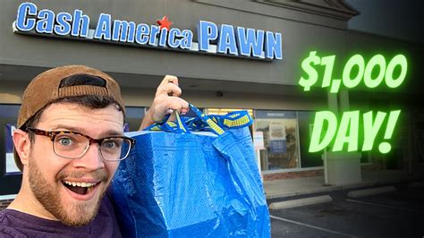 How I Made Over 1000 In One Day At Pawn Shops Youtube