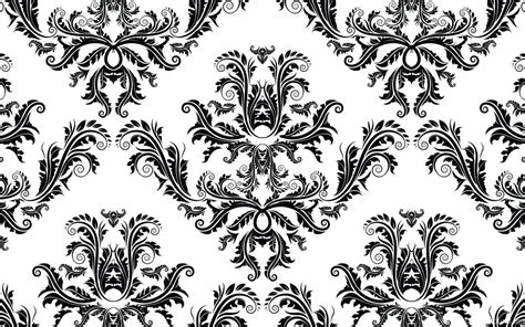 Wallpaper Pattern Vintage Black And White Black And White