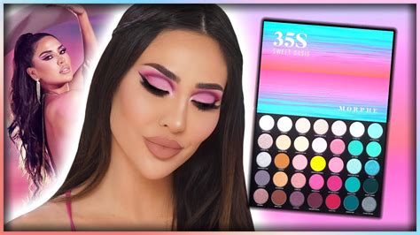 Morphe 35s Sweet Oasis Palette Review Swatches Brittanybearmakeup