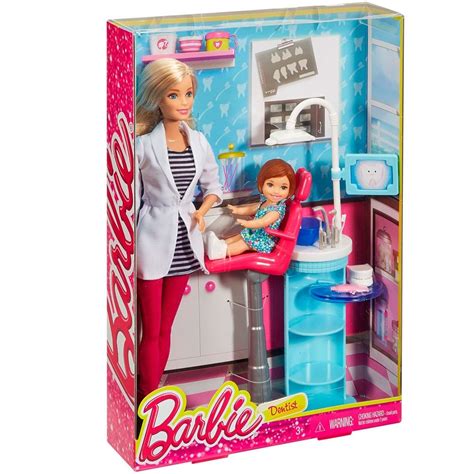 Boneca Barbie Profissões Barbie Dentista Mattel Original R 18990