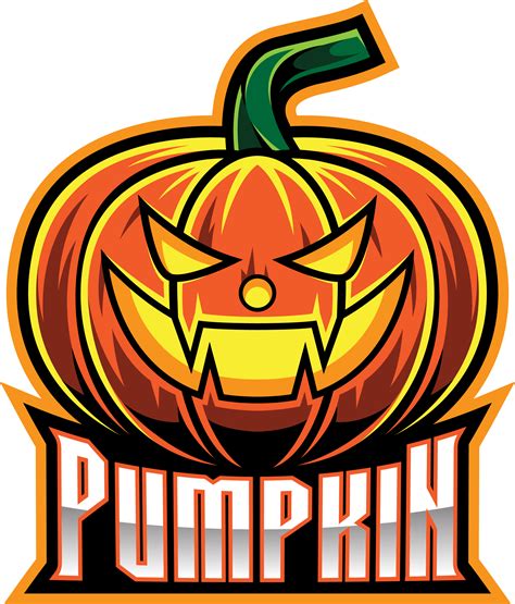 Halloween Pumpkin Mascot Logo Design By Visink Thehungryjpeg