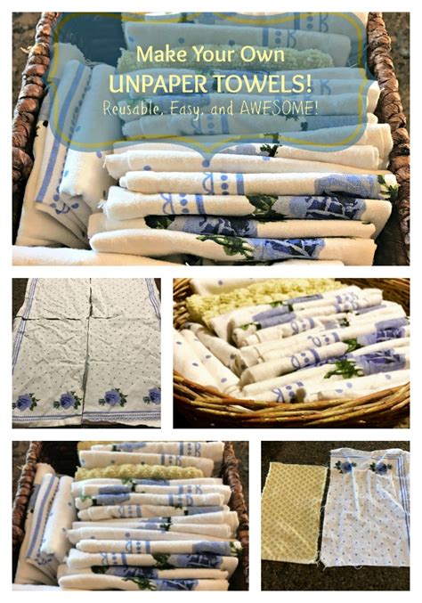 You can use them time and time again without worrying about ruining them. How to Make EASY Unpaper Towels---Reusable Cloth "Paper ...
