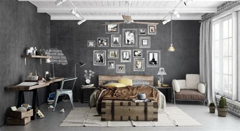 25 Stylish Industrial Bedroom Design Ideas Mit Bildern Schlafzimmer