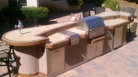 Stop by our showroom to see the best and largest selection of. Backyard BBQ Island - Contemporary - Outdoor Grills - los ...