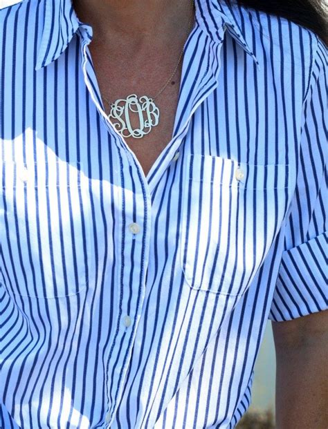 ralph lauren blue and white striped shirt blue and white striped shirt striped top spring