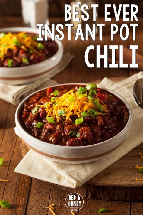 Best Ever Instant Pot Chili Recipe Using Dried Beans Without Pre