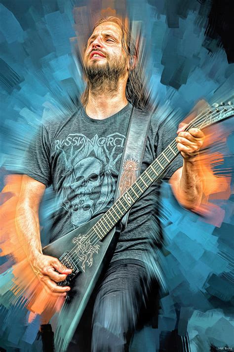 Gojira — pain is a master. Christian Andreu Gojira Mixed Media by Mal Bray