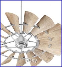 The following items are also part of the salon collection. NEW Quorum 60 Windmill Ceiling Fan Farmhouse Industrial ...