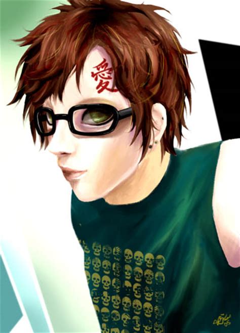 Emo Gaara By Tryscicle On Deviantart