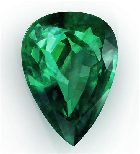 Gemfields Emerald Cut In Tear Drop Shape Jewelery Box Cool Rocks All