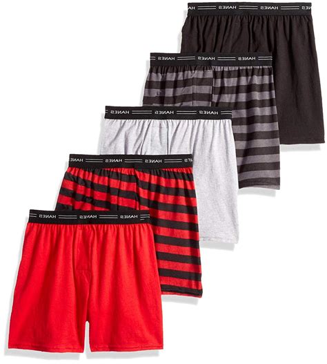 Hanes Boys 5 Pack Comfort Flex Knit Boxer Assorted Assorted Size