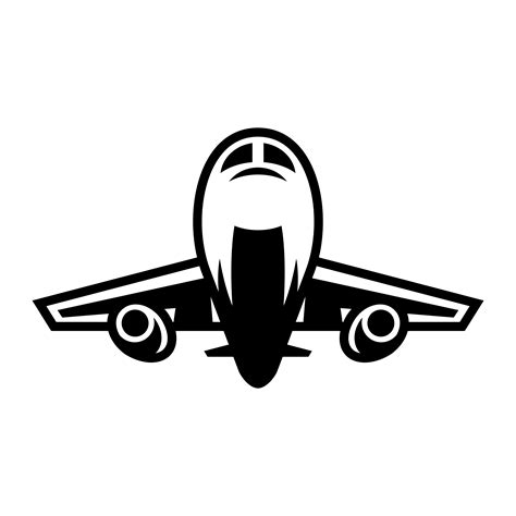 Airplane Flying Vector Icon 550259 Vector Art At Vecteezy