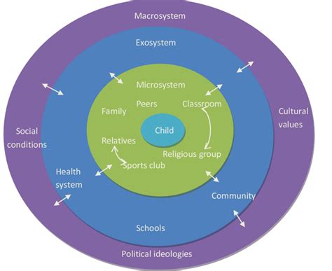 Blank Bronfenbrenner Ecological Model