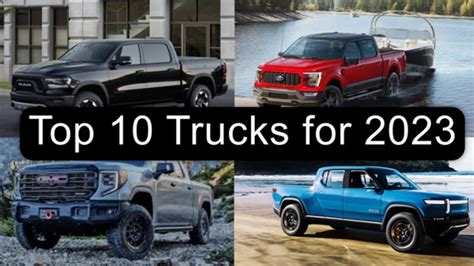 10 Best Pickup Trucks For 2023 Complete Buyers Guide Youtube