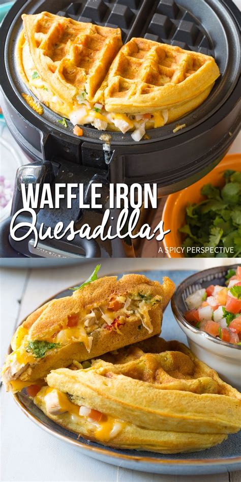 Is there such a thing as a quesadilla maker? Waffle Iron Quesadillas - A Spicy Perspective
