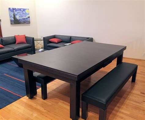 Check out our recommendations on pool table room size for tips. Sleek Convertible Pool Tables - Dining Room Pool Tables by ...