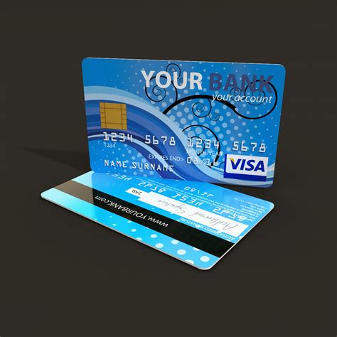 This is a fashionable business card holder that will appeal to all customers. credit card 3d model