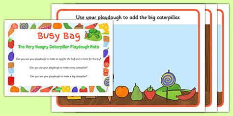 Free Playdough Activity Busy Bag Prompt Card And Resource Pack To Support