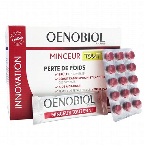 Oenobiol Minceur Tout En 1 30 Sticks 60 Comprimés Parapharmacie En