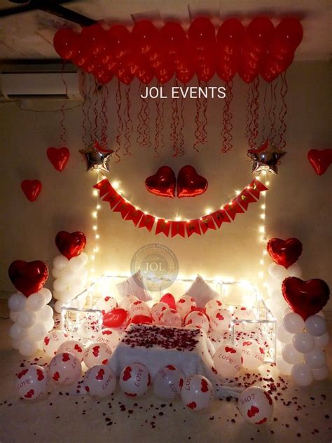 Thank u shahul n team for the awesome surprise planmy husband really loved it and he had no words to express….thank u so much for helping me with such a customized surprise good luck for ur future surprises. Birthday Surprise Room Decoration at Home for HUSBAND ...
