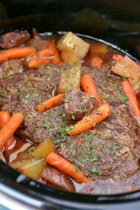 Slow Cooker Pot Roast With Video The Gunny Sack