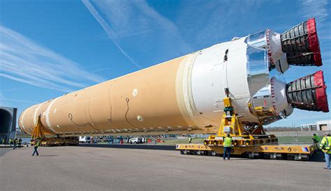 Boeing Rolls Out First Sls Core Stage For Delivery To Nasa Aerotech