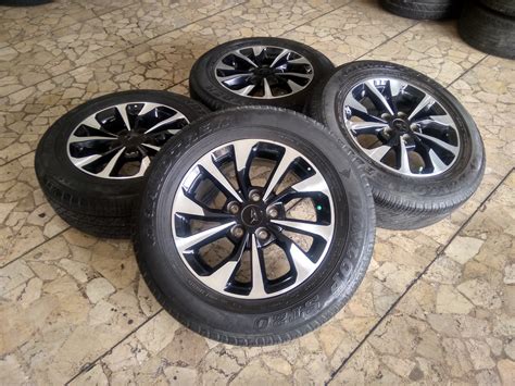 Jual Velg Mobil Ori Terios Ring 16 Lebar 6,5 Lubang Pcd 5x114 Dunlop 215/65