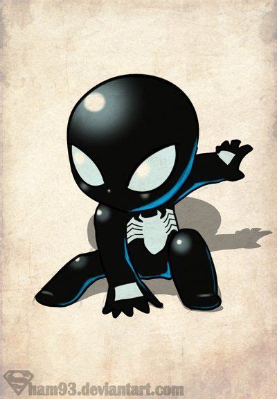 Little Black Spider Man By Shamserg On Deviantart Marvel Drawings