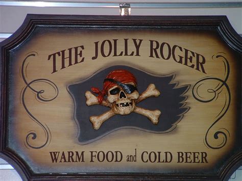 The Jolly Roger Wall Plaque Jolly Roger Panama City Panama Cold Beer