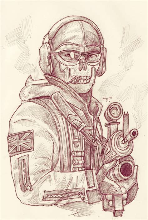 Ghost By Amir Mohsin Military Drawings Sketches Concept Art Characters
