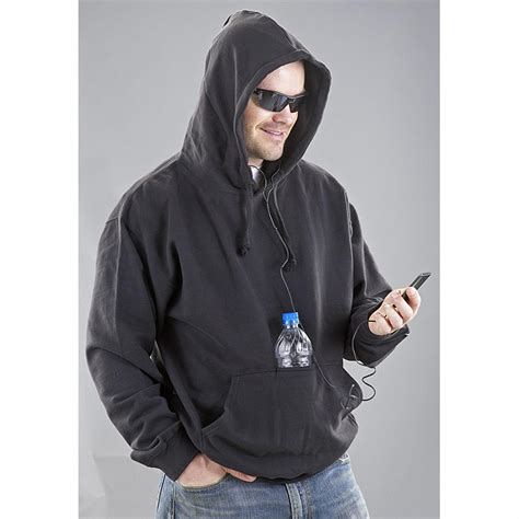 SIPS™ Hooded Sweatshirt with HydraPocket Technology™, 80/20 Cotton ...