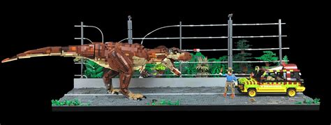 Jurassic Park T Rex Breakout Où Est La Chèvre Hellobricks