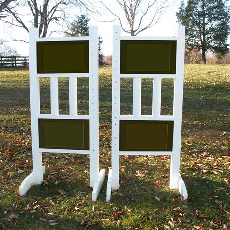 6ft Double Colored Solid Panels Jumper Wing Standards Horse Jumps 260