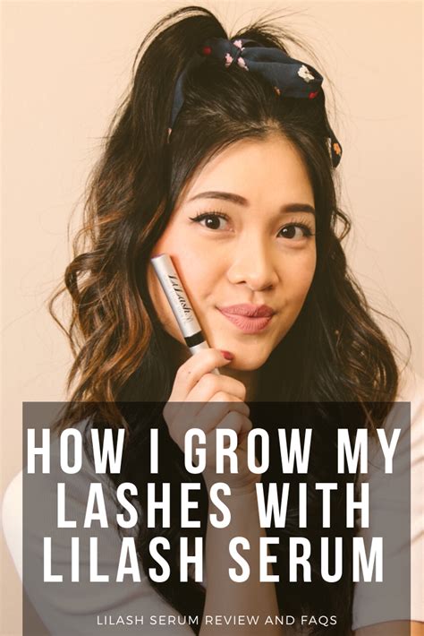 How I Grow My Eyelashes With Lilash Eyelash Serum With Love Lily Rose