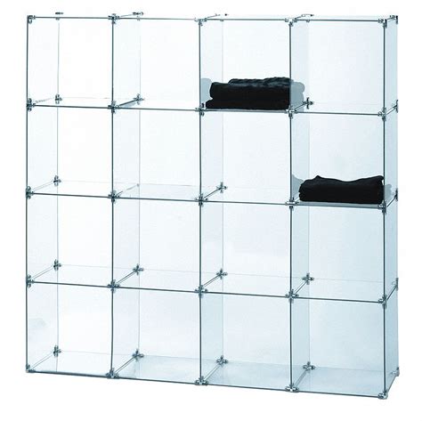 Econoco Tempered Glass Shelves 10 Inw X 3 16 Inh X 10 Inl Glass Clear 45kx57 Cb110 Grainger
