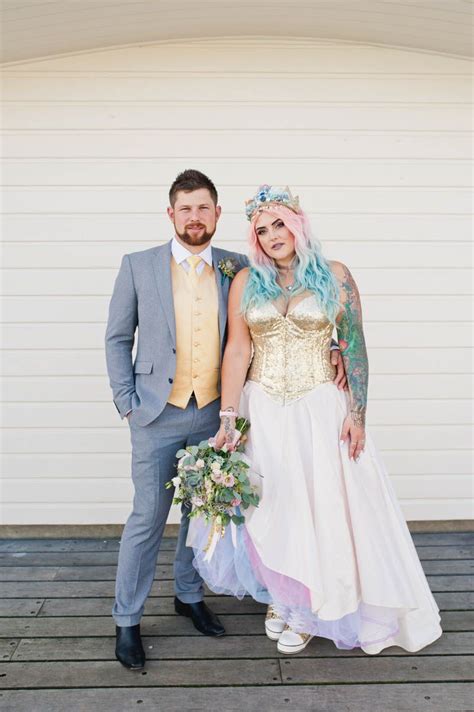 Pretty Pastel Mermaid Wedding Bespoke Bride Wedding Blog Chapel