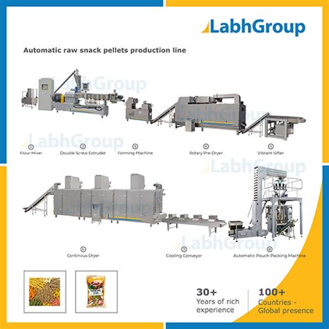 Raw Dry Snacks Pellet Manufacturing Machines At Best Price In Ahmedabad Labh Projects Pvt Ltd