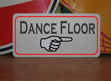 Dance Floor Metal Sign Etsy