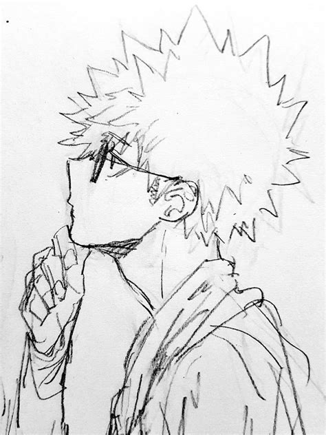 How To Draw Bakugo Step By Step For Beginners At Drawing Tutorials