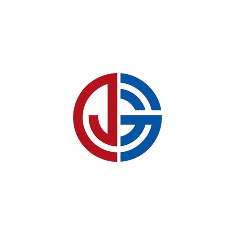 Premium Vector Jg Logo Design