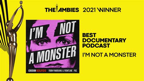 Frontline And The Bbcs Podcast Im Not A Monster Honored With An Ambie Award Frontline